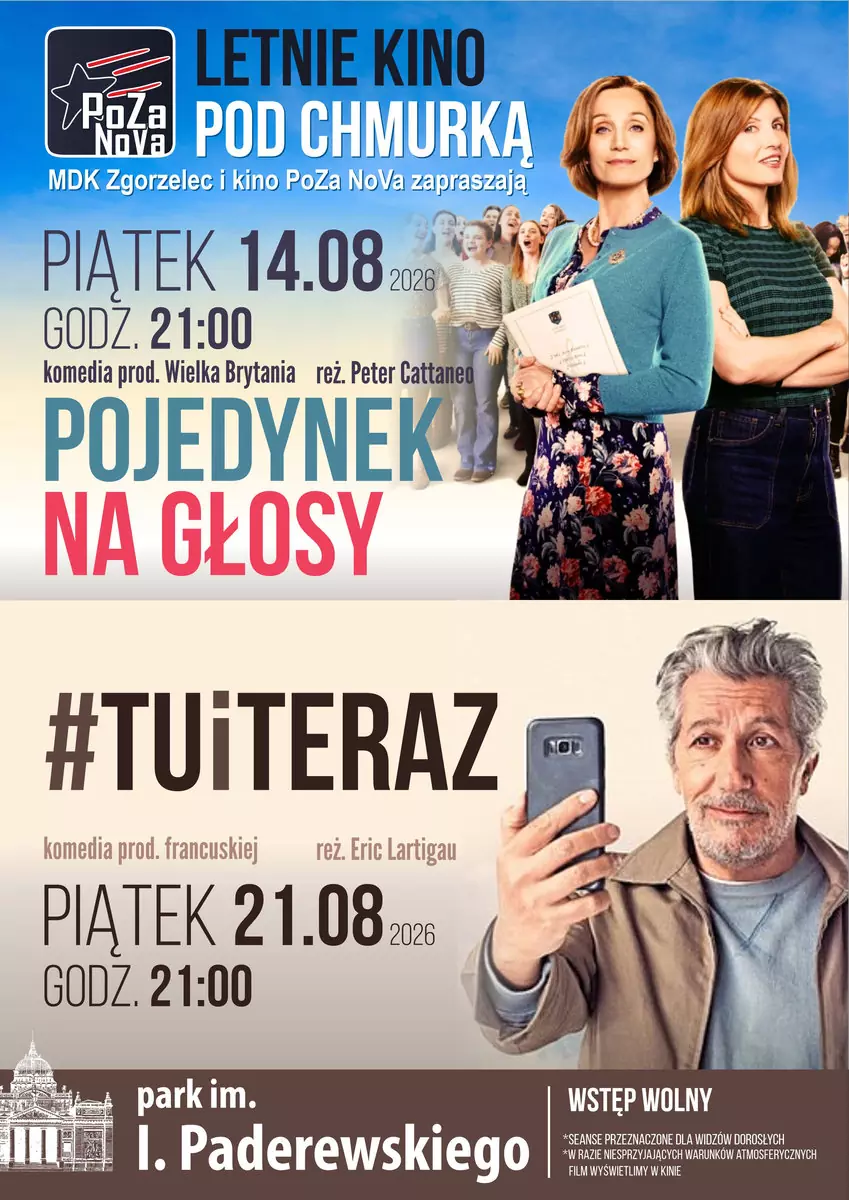 Kino Letnie z kinem    PoZa NoVa